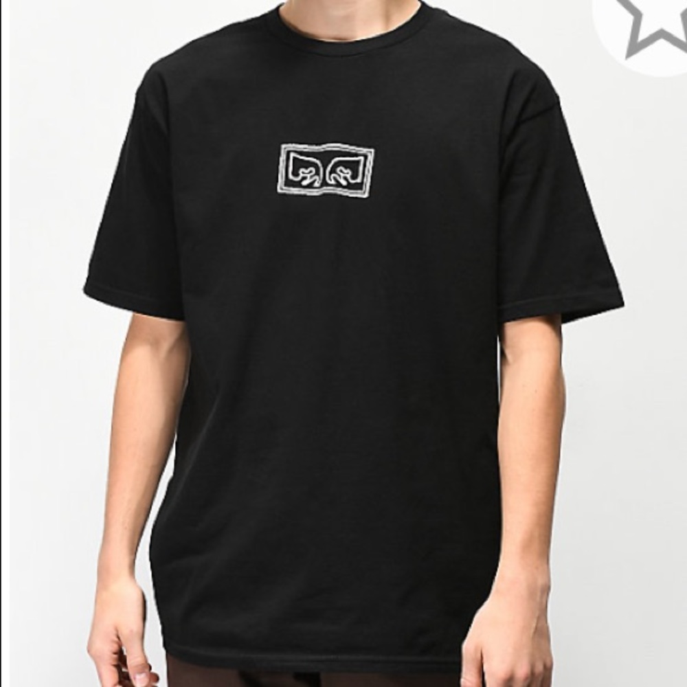 Black Obey eye box t-shirt